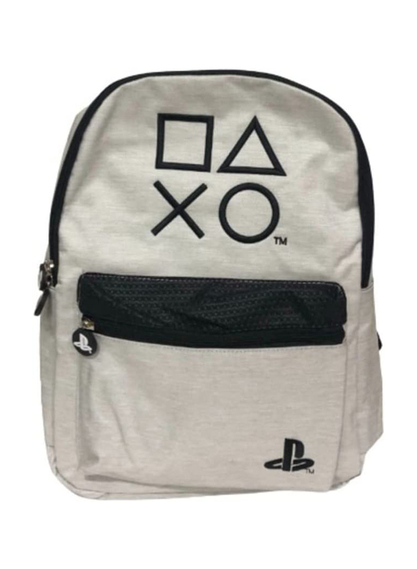 Nintendo 16-inch PlayStation Number1 School Backpack for Kids, White/Black