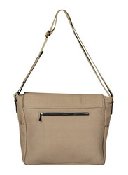 Mounthood 15-inch Canvas Laptop Messenger Bag Unisex, Pontus Beige