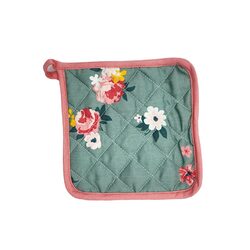 BYFT Orchard Gloves and Pot holder- Green & Pink Floral