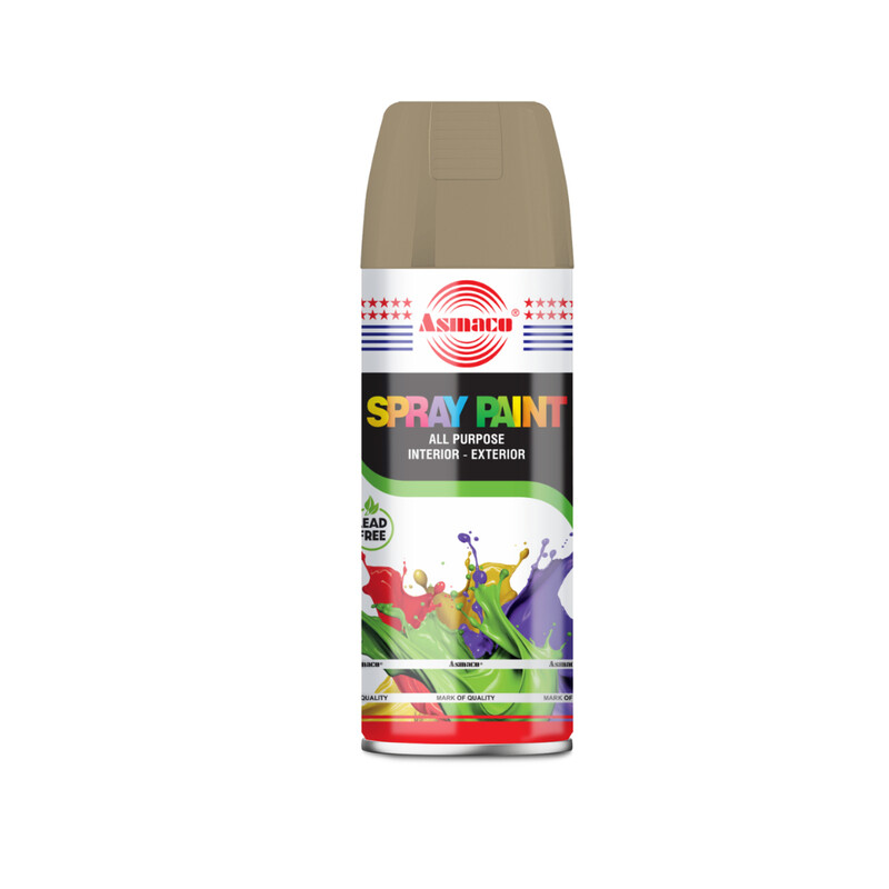 

Asmaco Spray Paint - Bright Gold - 400 Ml - Set of 01