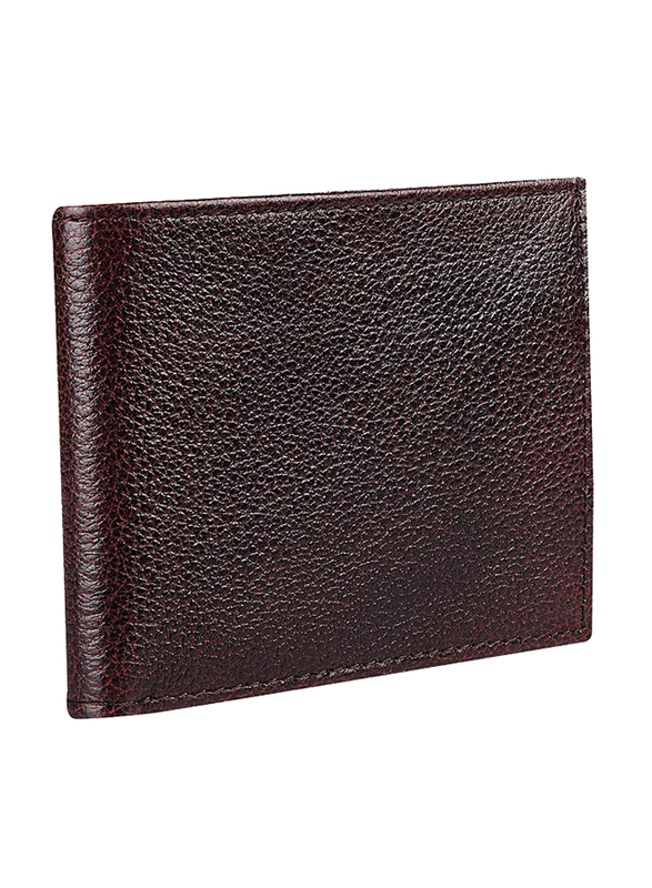 Mounthood Genuine Leather Bifold Wallet for Men, Brown