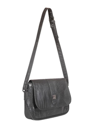 Mounthood Medusa Leather Bag for Women, Grey