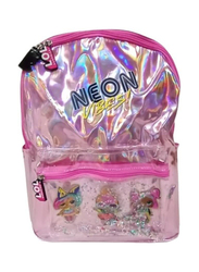 LOL Surprise 16-inch Neon School Backpack for Kids, Multicolour