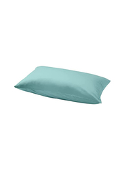 BYFT Tulip Percale Pillow Cover, 180 Thread Count, Sea Green