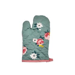 BYFT Orchard Gloves and Pot holder- Green & Pink Floral