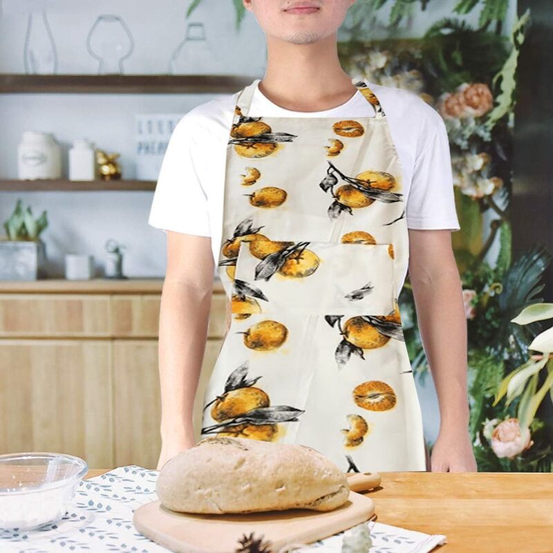 BYFT Orchard Kitchen Apron-Grove of Oranges