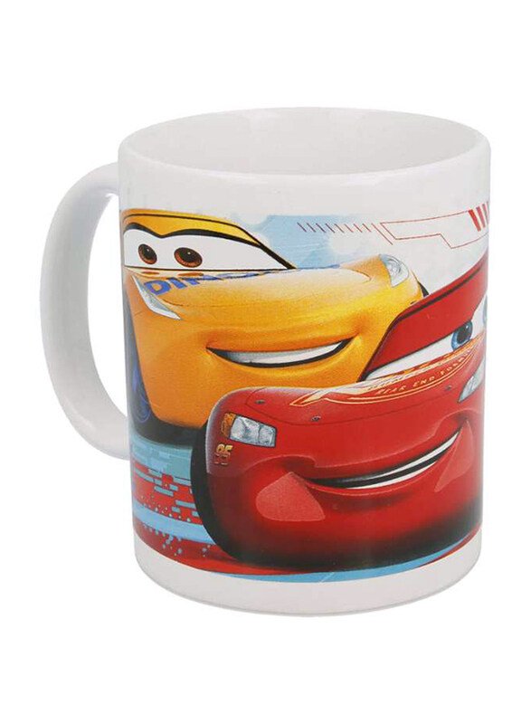 

Disney 325ml Cars Lights Printed Ceramic Mug, Multicolour