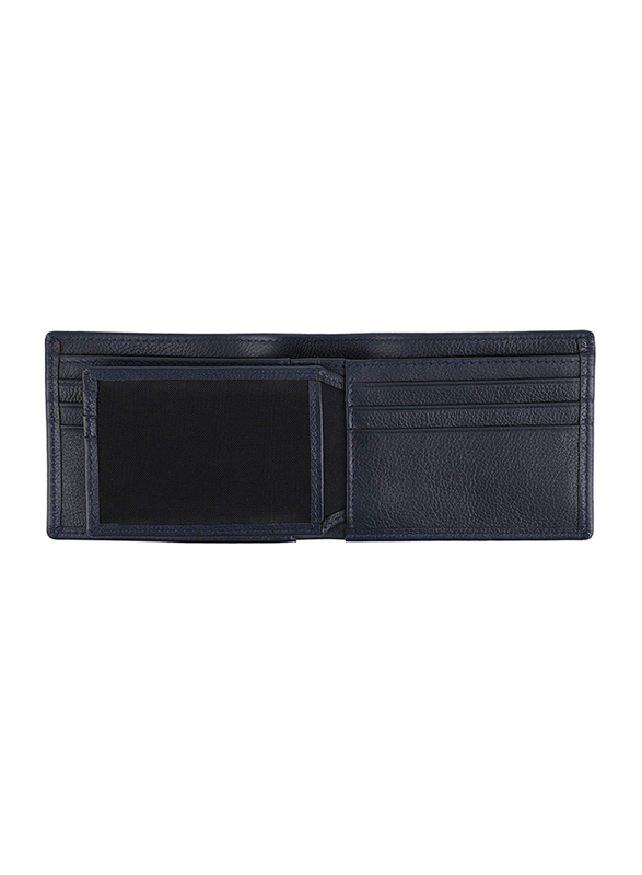 Jafferjees Berlin Leather Bi-Fold Wallet for Men, Blue