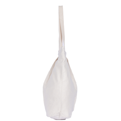 BYFT White Cotton Shoppers Bag