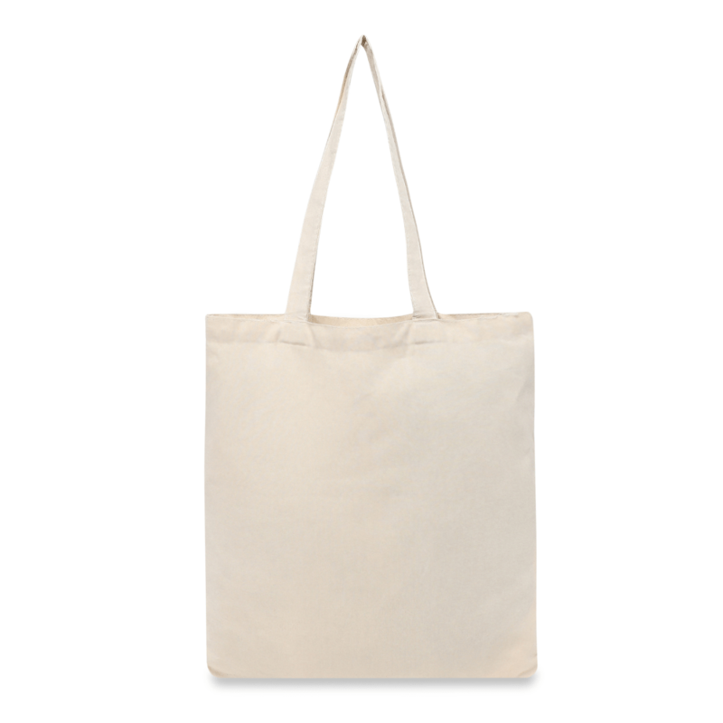 BYFT Canvas 4 Oz Tote Bags (Natural) Reusable Eco Friendly Shopping Bag (35.56 x 40.64 Cm) Set of 6 Pcs