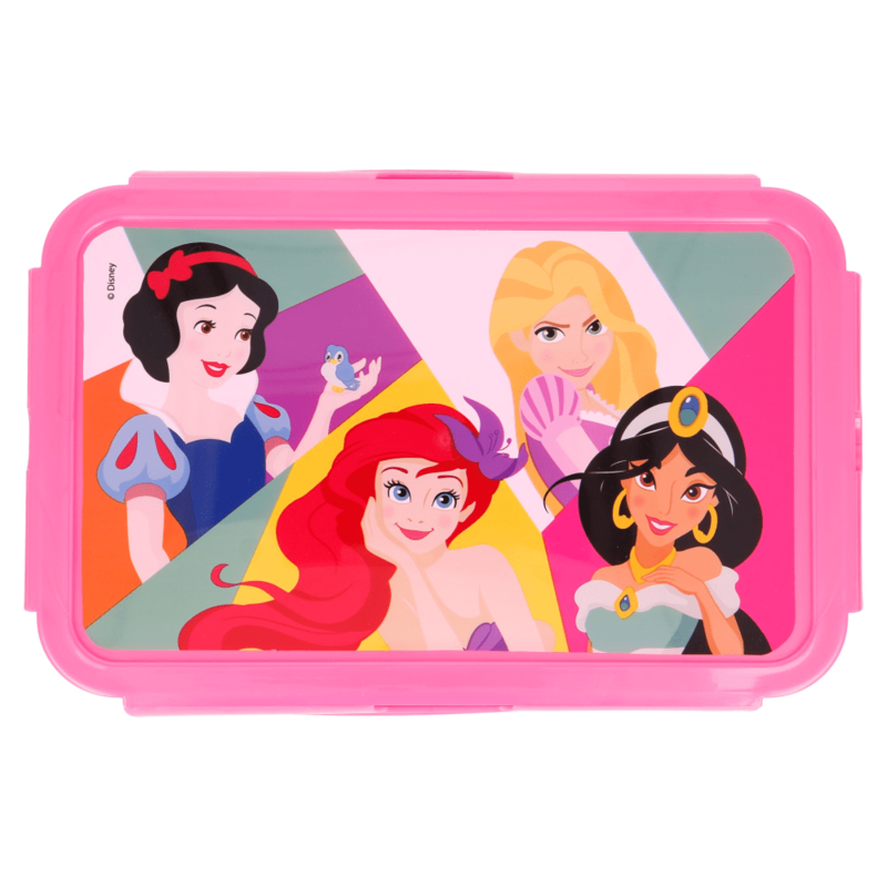 

Disney Rectangular Food Container With Removable Compartments 1190 ml Disney Princess Bright & Bold