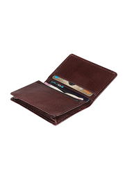 Mounthood Genuine Leather Card Holder for Men, Brown