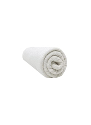 BYFT Iris 2-Piece Premium 100% Cotton Bath Towel Set, 70 x 140cm, White