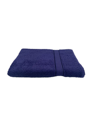 BYFT Daffodil 100% Cotton Bath Towel, 70 x 140cm, Navy Blue