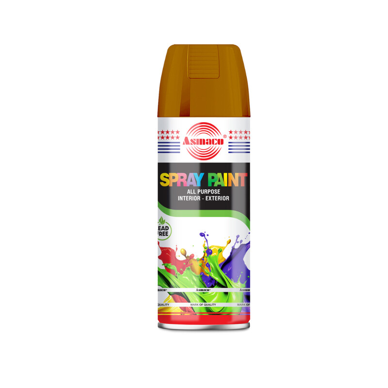 

Asmaco Spray Paint - Ocher Brown - 400 Ml - Set of 01
