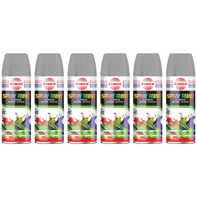 

Asmaco Spray Paint - Chrome Silver - 400 Ml - Set of 06