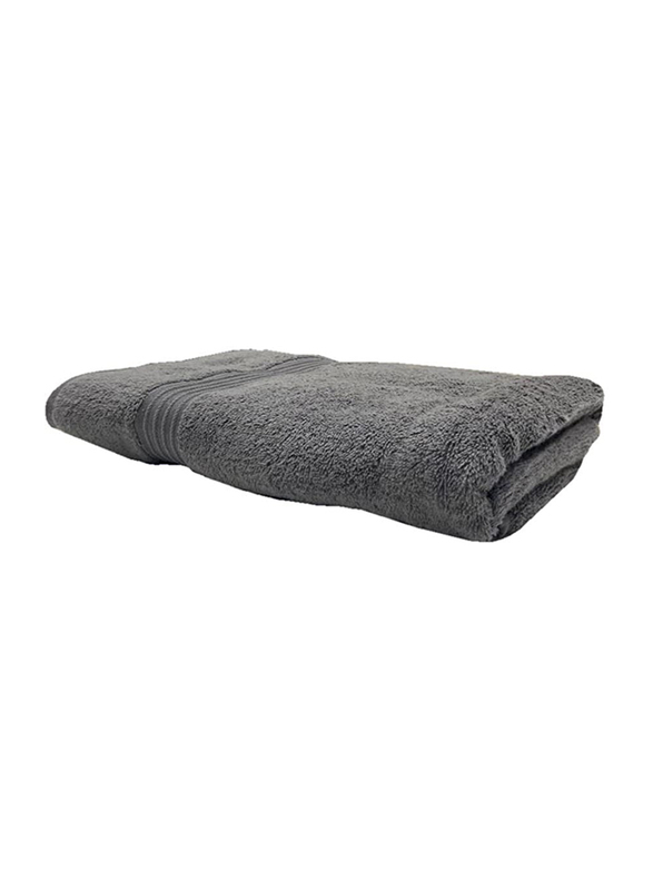 BYFT Home Essential 100% Cotton Bath Sheet, 90 x 180cm, Charcoal Dark Grey