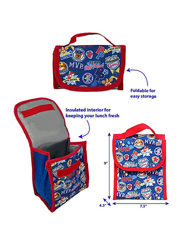 

Paw Patrol School Lunch Bag for Kids, Blue