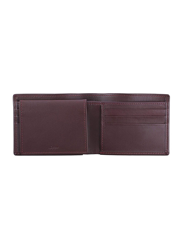 Jafferjees Venice Leather Bi-Fold Wallet for Men, Brown