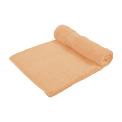 BYFT Home Trendy (Peach) Premium Bath Sheet  (90 x 180 Cm - Set of 1) 100% Cotton Highly Absorbent, High Quality Bath linen with Striped Dobby 550 Gsm