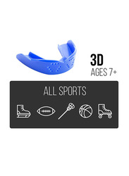 Sisu 1 Size 2.0mm 3D Mouth Guard, Red