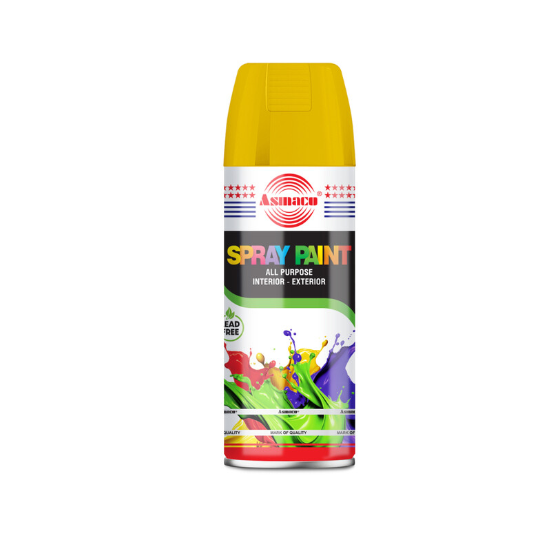 

Asmaco Spray Paint - Honey Yellow - 400 Ml - Set of 01