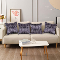 BYFT Elegance in Ebony Dark Grey 16 x 16 Inch Decorative Cushion Cover Set of 2
