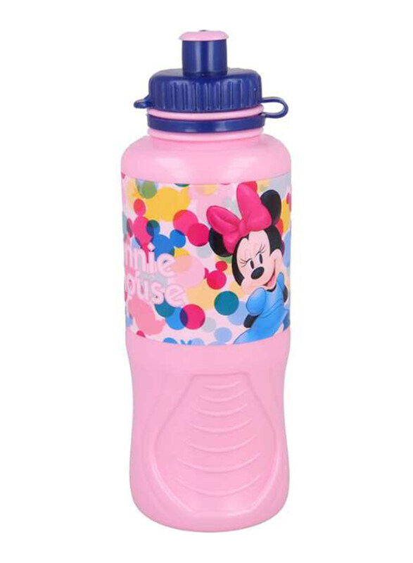 

Disney 400ml Minnie Feel Good Ergo Sport Water Bottle, Pink