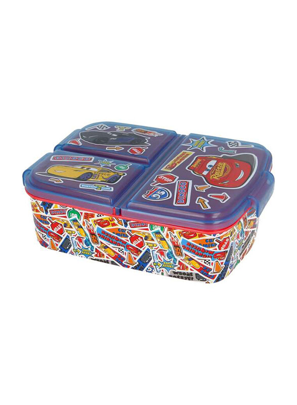 

Disney Multi Compartment Sandwich Box, Cars, Multicolour