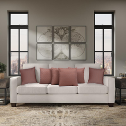 BYFT Aria Brown 16 x 16 Inch Decorative Cushion & Cushion Cover Set of 2