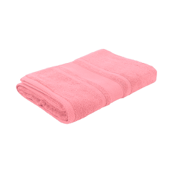 BYFT Home Castle (Pink) Premium Bath Sheet  (90 x 180 Cm - Set of 1) 100% Cotton Highly Absorbent, High Quality Bath linen with Diamond Dobby 550 Gsm