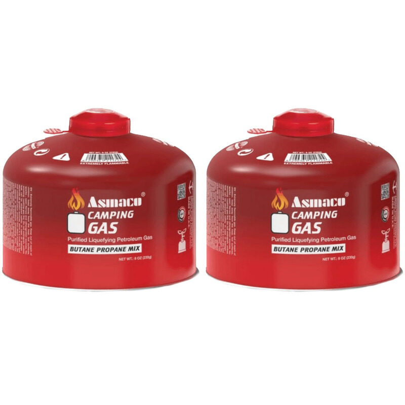 

Asmaco Camping Gas Butane Portable Propane Mix - 230G - Set of 02