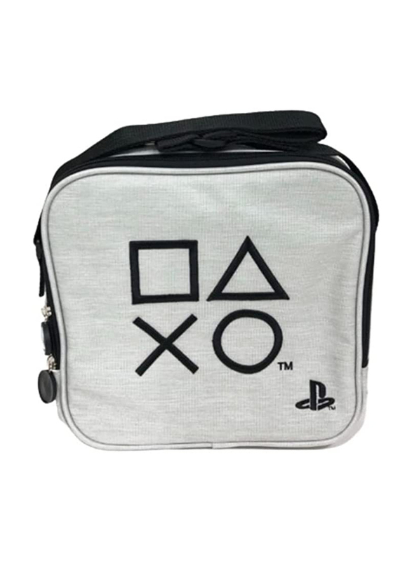 Nintendo PlayStation Number1 School Lunch Bag for Kids, White/Black