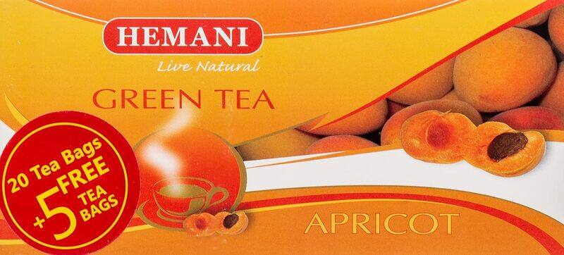 

Hemani Green Tea Apricot 40gm