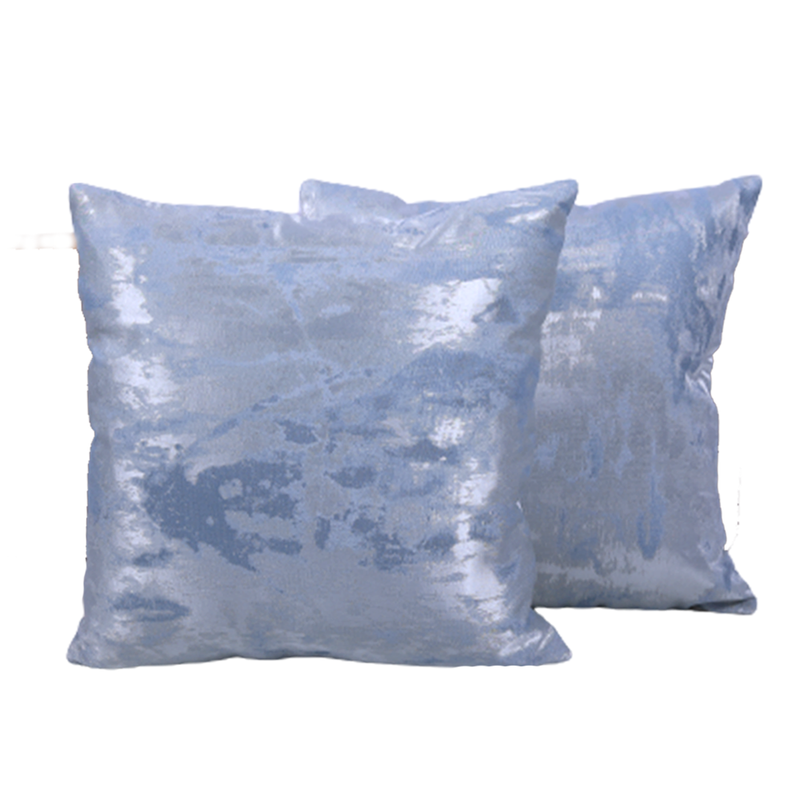 BYFT Tranquil Twilight Grey 16 x 16 Inch Decorative Cushion & Cushion Cover Set of 2