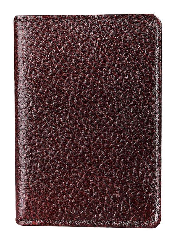 Mounthood Genuine Leather Card Holder for Men, Brown