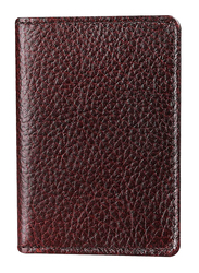 Mounthood Genuine Leather Card Holder for Men, Brown