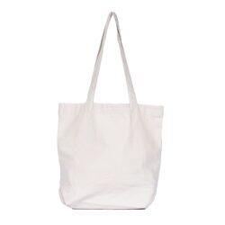 BYFT White Canvas Bag With Cotton Handle