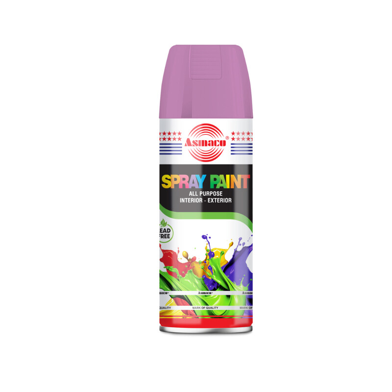

Asmaco Spray Paint - Light Violet - 400 Ml - Set of 01