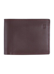 Jafferjees Venice Leather Bi-Fold Wallet for Men, Brown