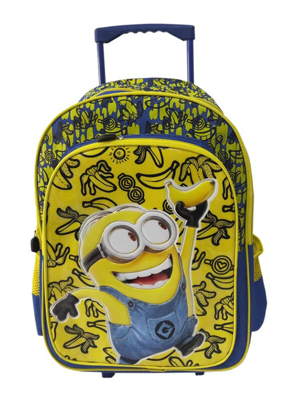 

MInions 16-inch Double Handle Trolley School Bags for Kids, Multicolour