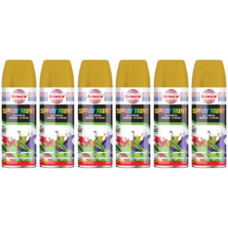 

Asmaco Spray Paint - Rust - 400 Ml - Set of 06