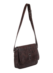 Mounthood Medusa Leather Bag for Women, Brown