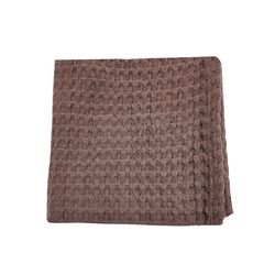 BYFT Orchard Heavy Waffle Hand Towel (50 x 100 Cm) Dark Brown- Set of 4