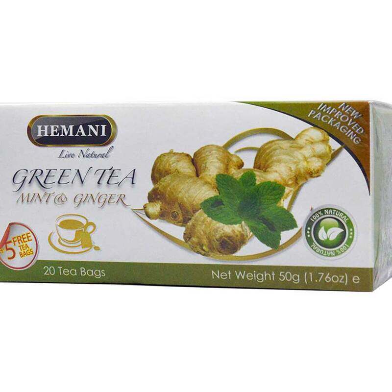 

Hemani Green Tea Mint & Ginger 40gm