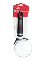 Betty Crocker Stainless Steel Pizza Cutter, Black/Silver