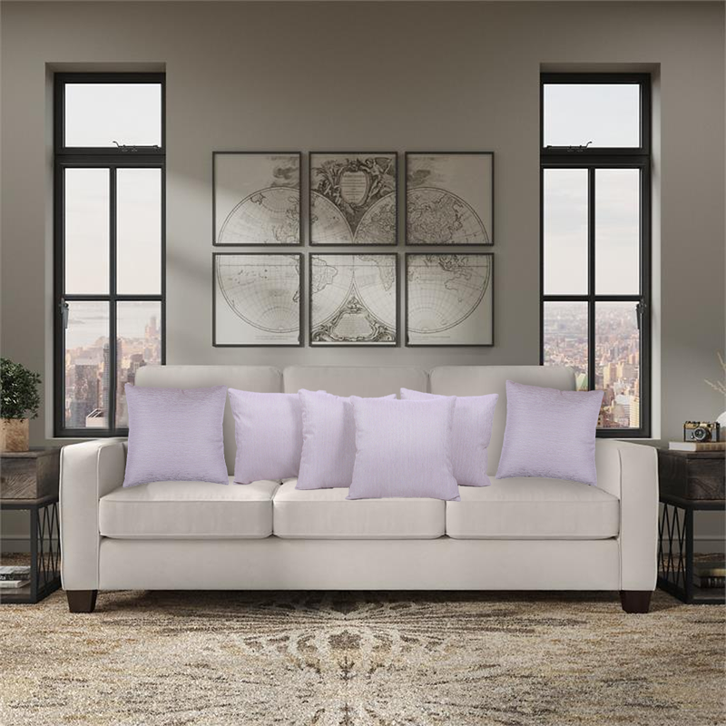 BYFT Satin Blush Pink Blush 16 x 16 Inch Decorative Cushion Cover Set of 2