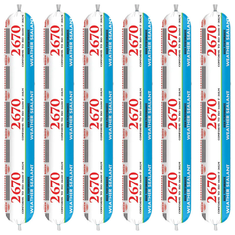

Asmaco 2670 Silicone Sealant - Grey - 600Ml - Set of 06