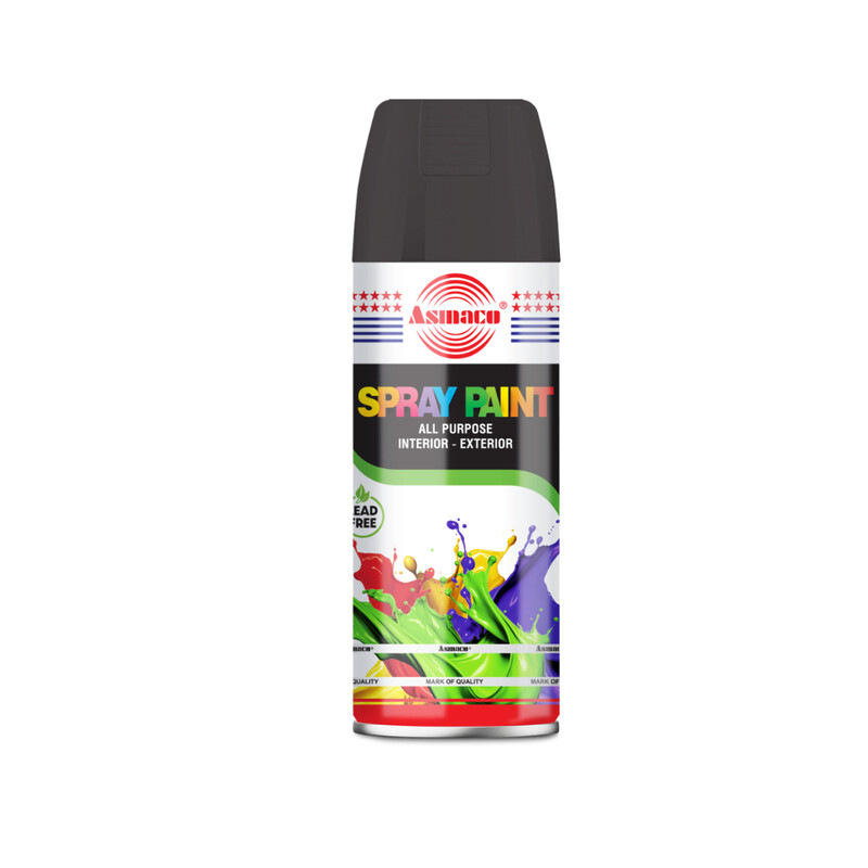 

Asmaco Spray Paint - Matt Black - 400 Ml - Set of 01