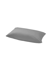 BYFT Tulip Percale Pillow Cover, 180 Thread Count, Grey